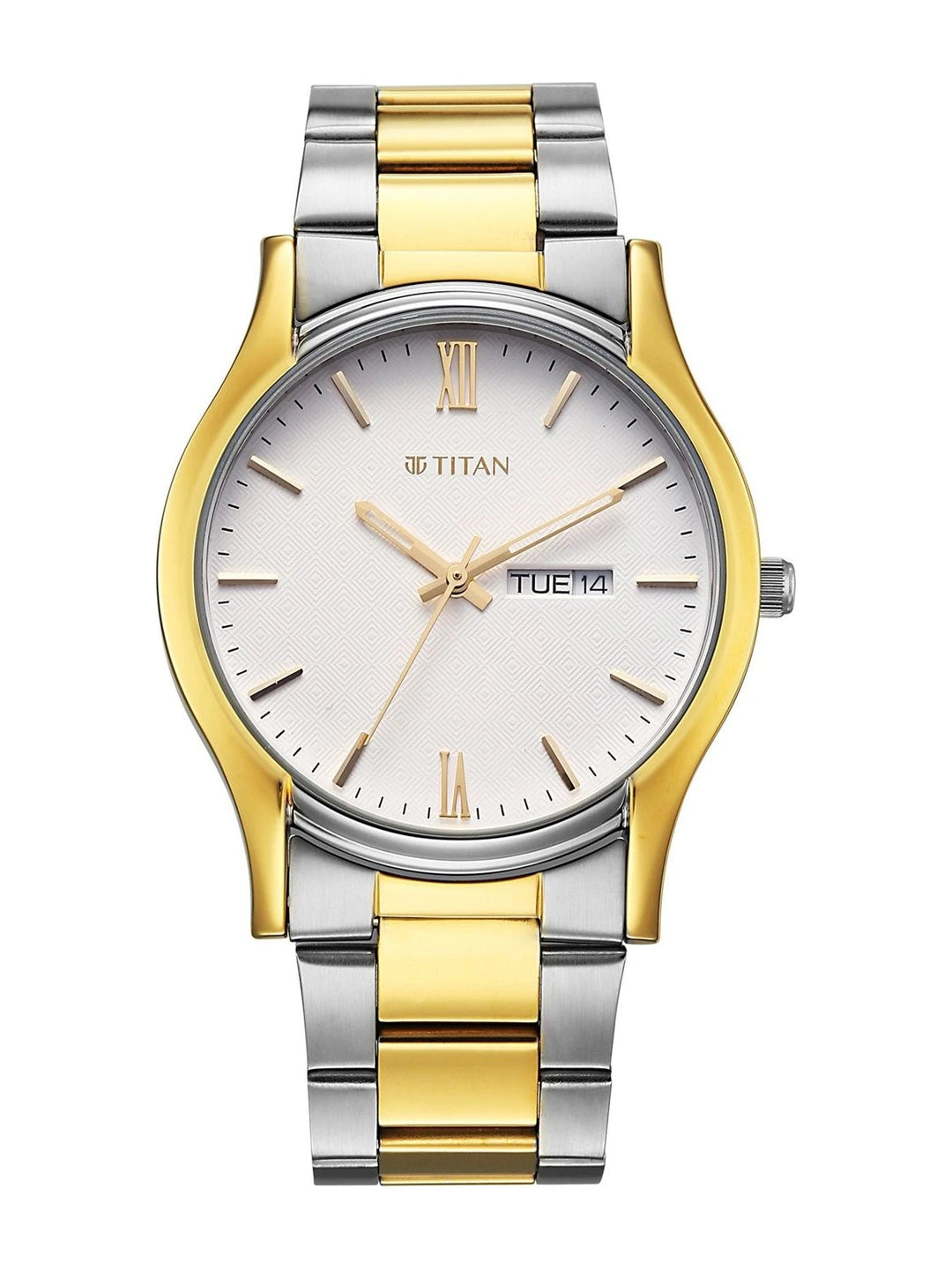 Titan Karishma White Dial Quartz Analog Watch - 10059BM03