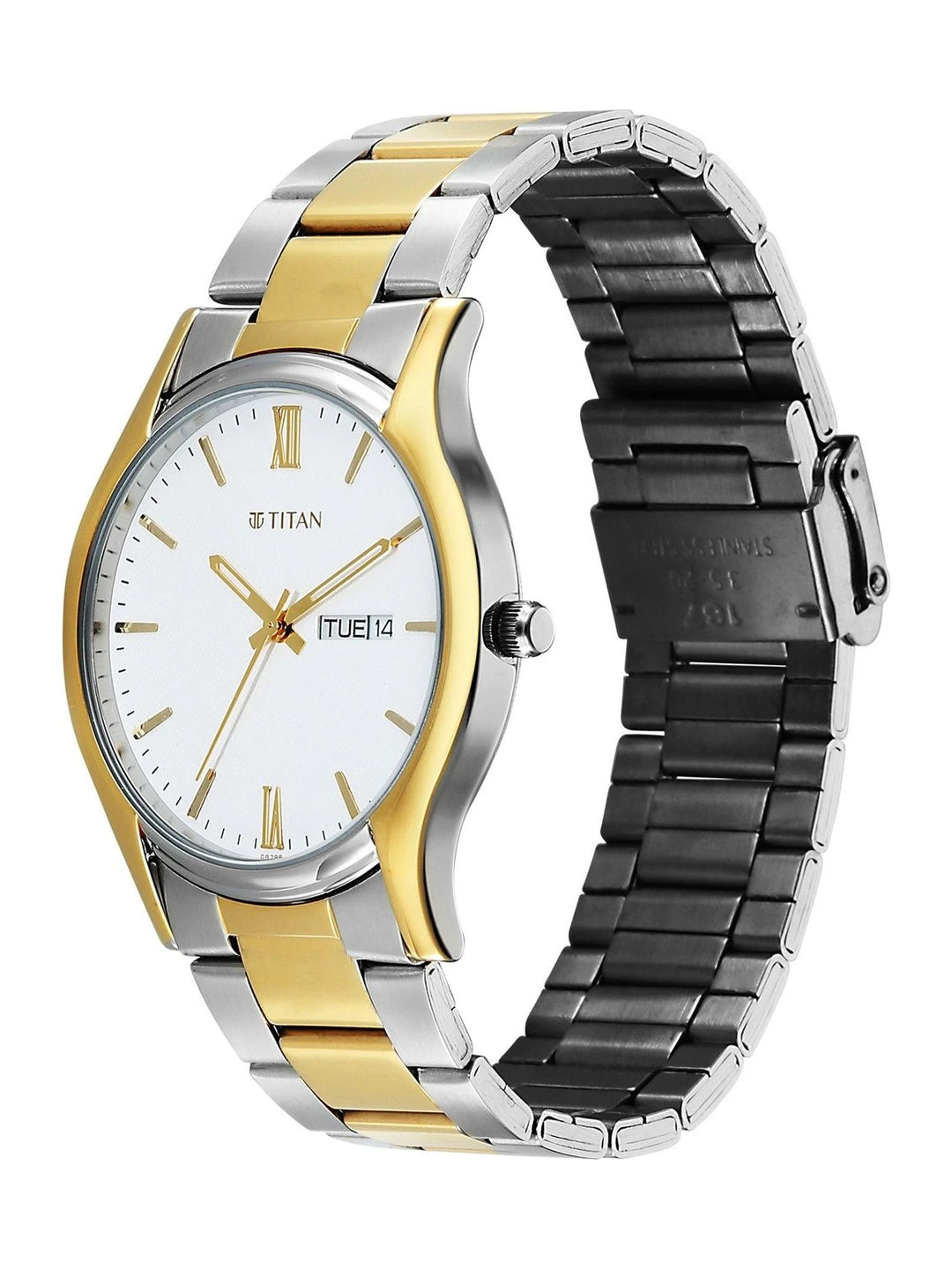 Titan Karishma White Dial Quartz Analog Watch - 10059BM03