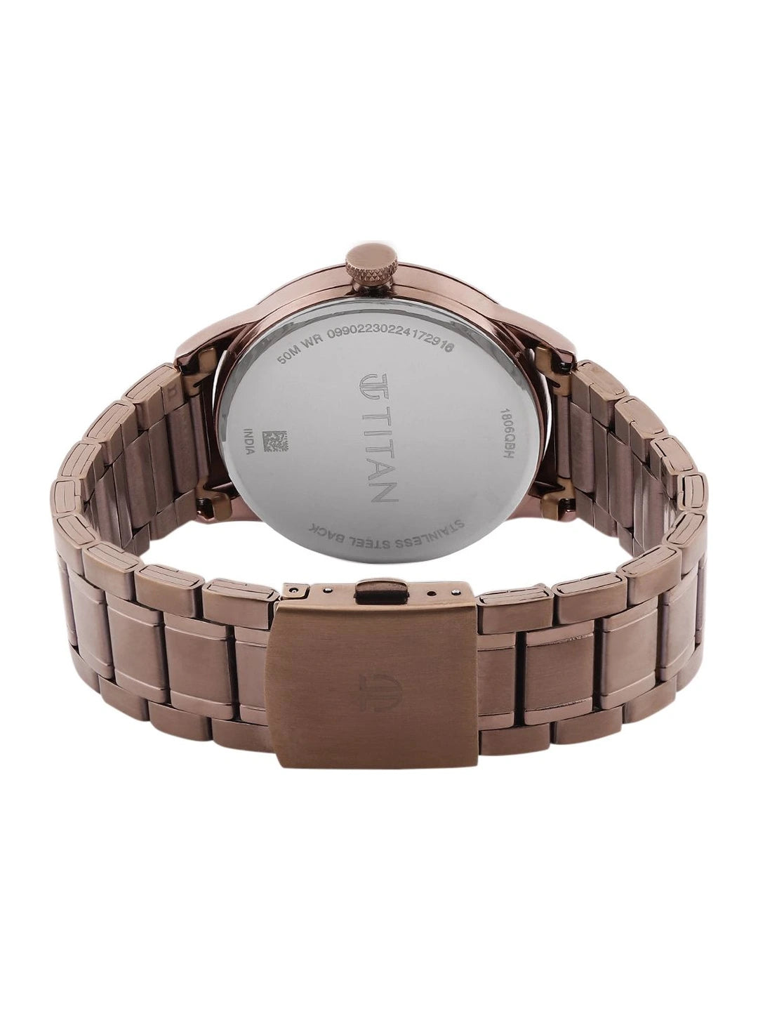 Titan Neo Splash Quartz Analog Brown Dial Watch - 1806QM03