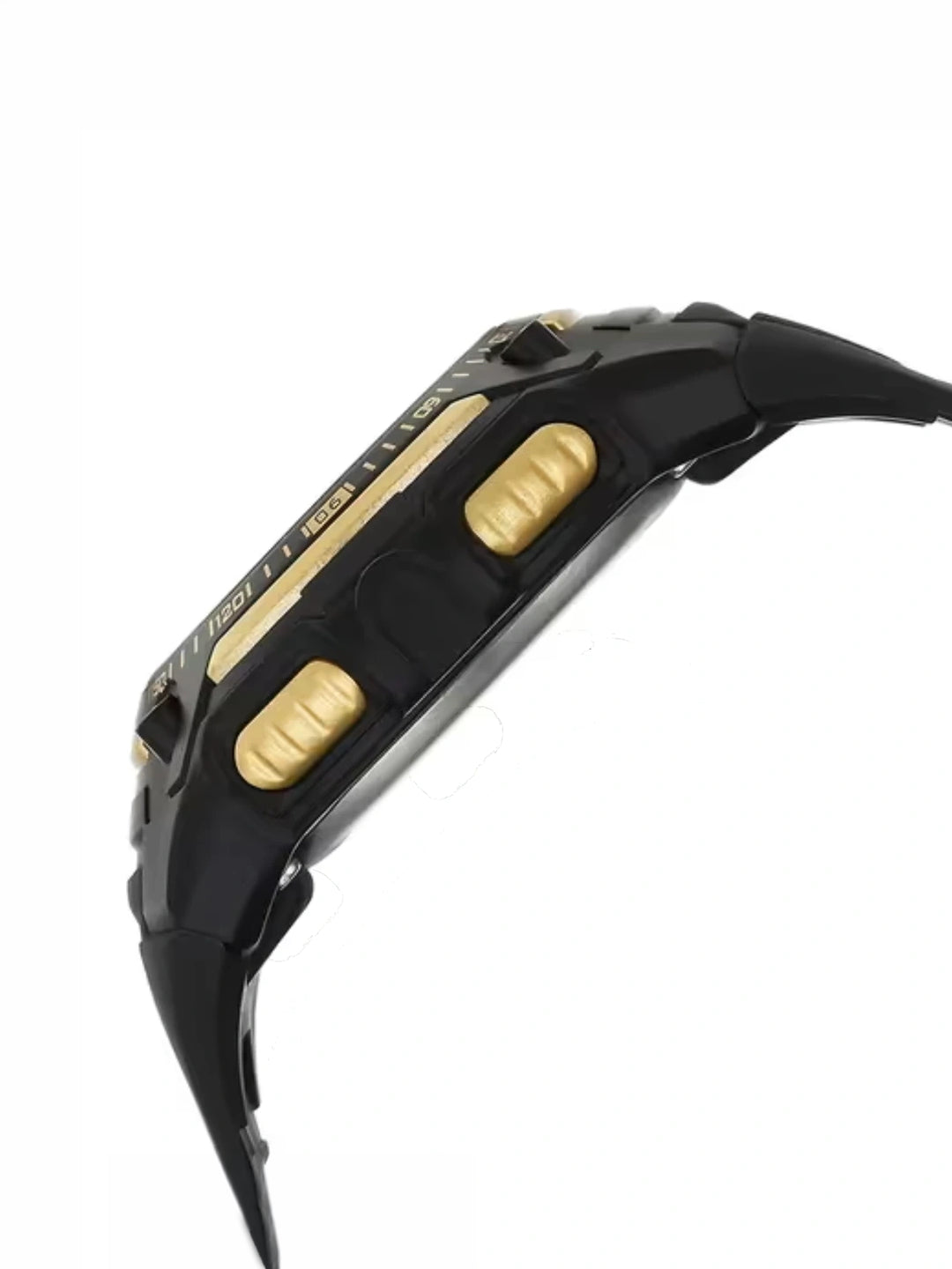 Fastrack Round Black Dial Digital Watch With Polyether Strap - 38128PP02W