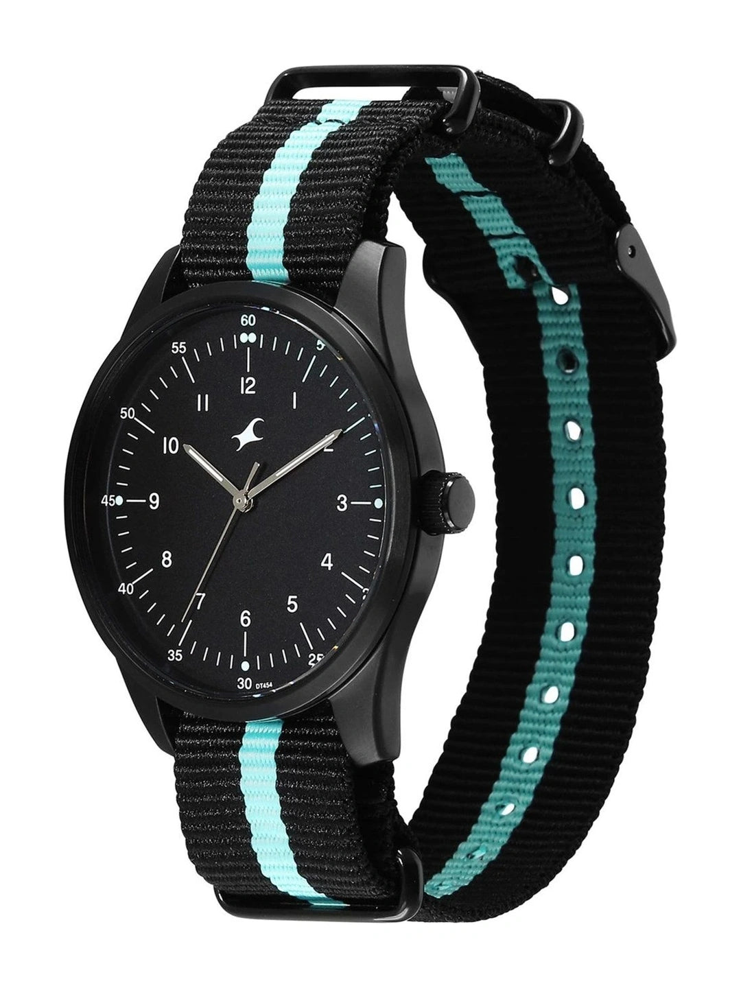 Fastrack Stunners XI with Quartz Analog Black Dial Black Nylon Strap Watch - 38214NP02