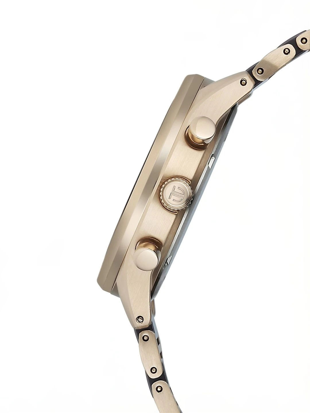 Titan Ceramic Fusion 3.0 Multi- Function Quartz Grey Dial Watch - 90216KD02