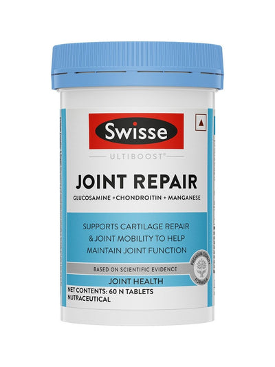 Swisse Joint Repair with Glucosamine & Chondroitin for Pain Relief & Cartilage Support (60 Tablets)