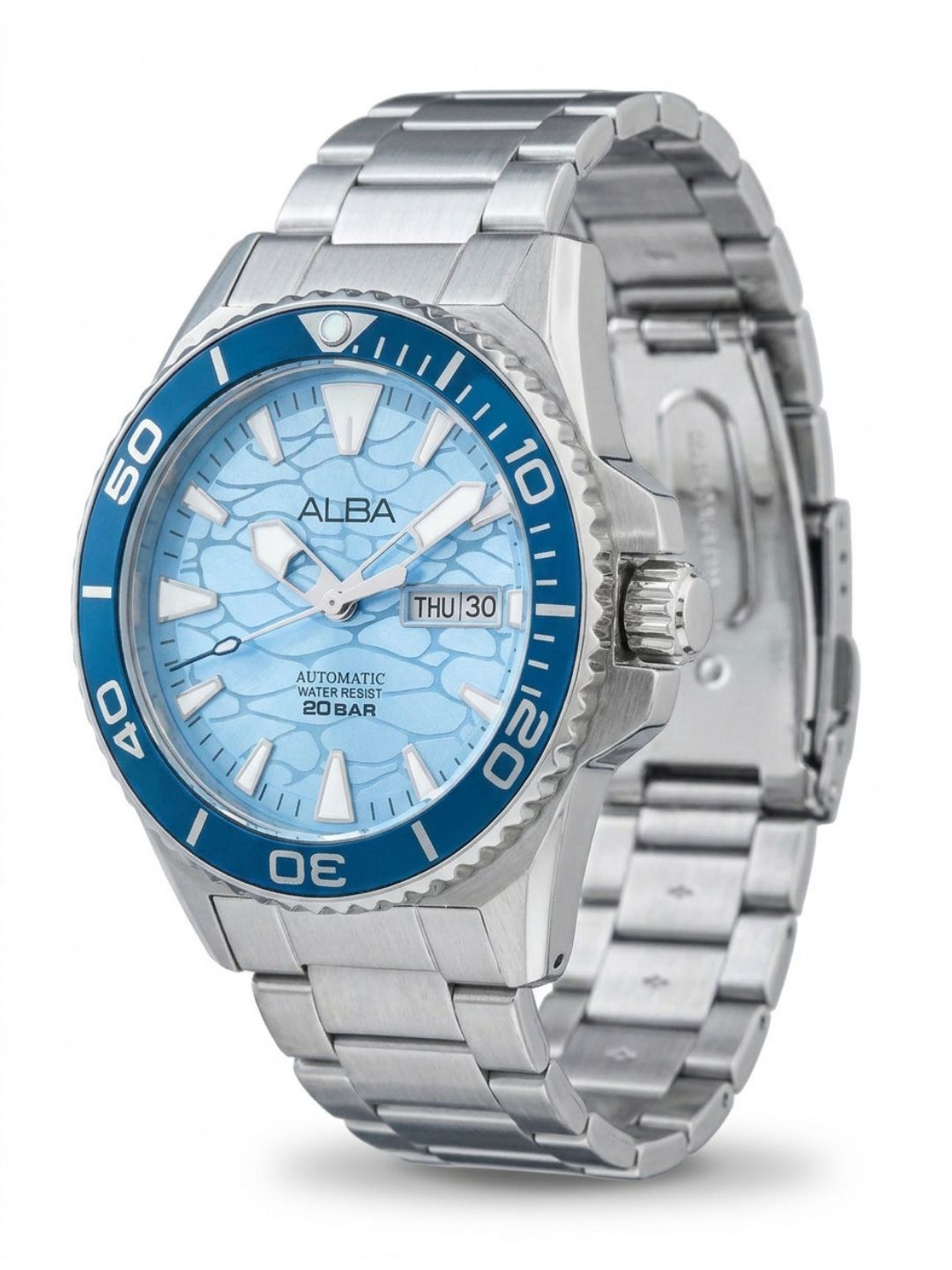 Automatic Round 43mm Analog Watch - A3B023X1