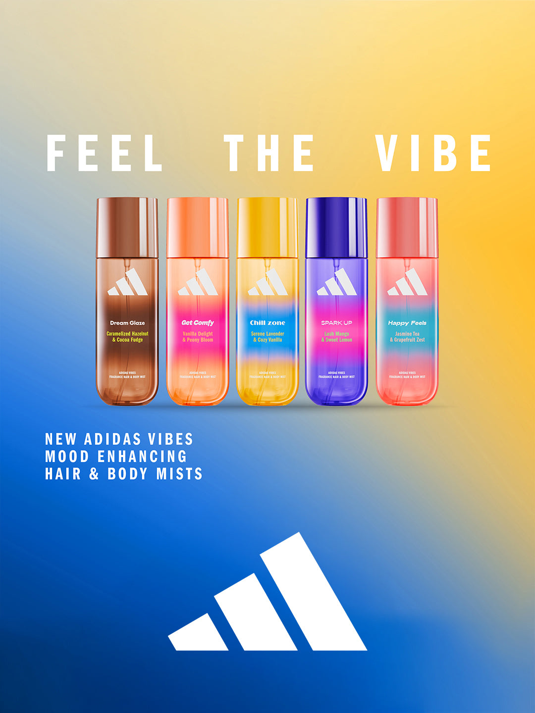 Adidas Vibes Chill Zone Fragrance Hair & Body Mist 236ml