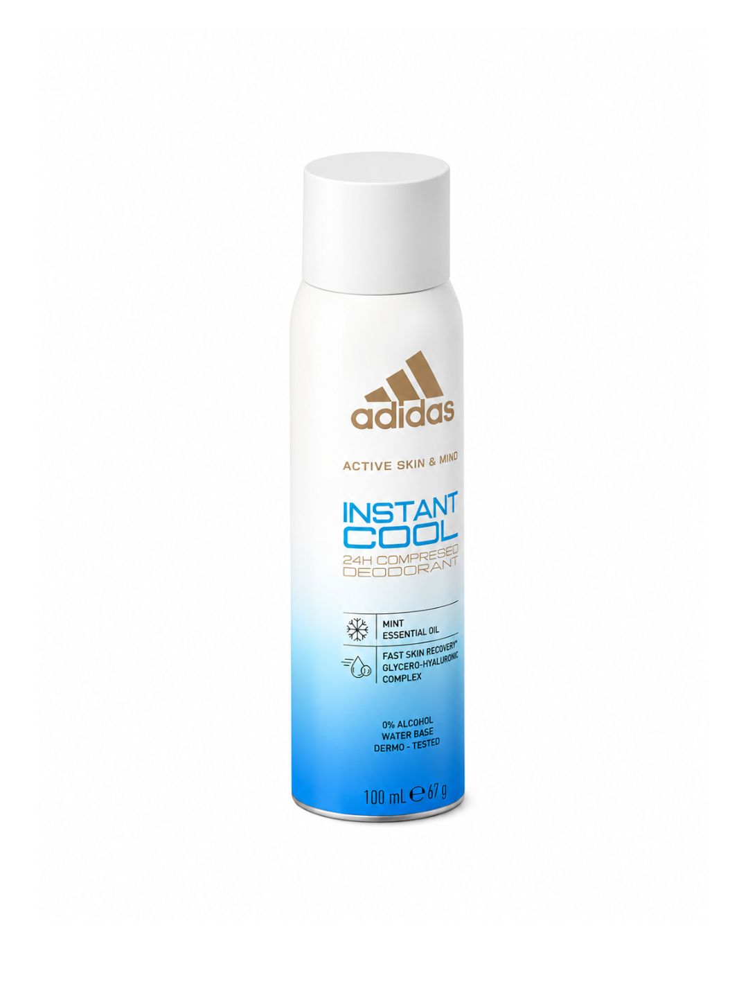 Adidas Instant Cool 24H Compressed Deodorant (100ml)