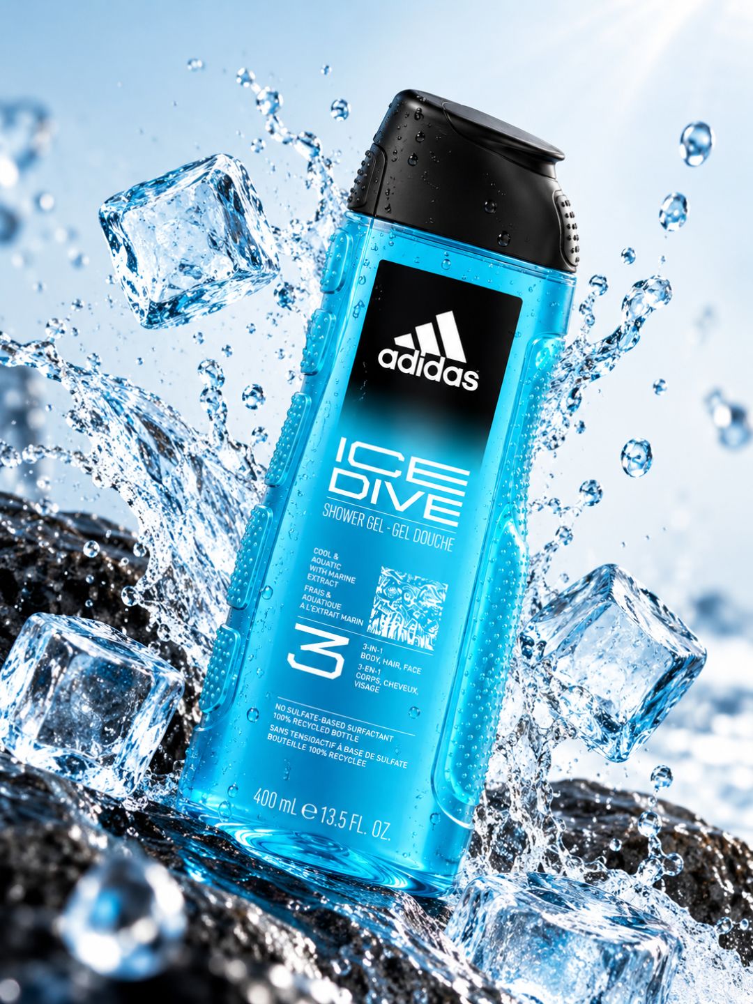 Adidas Ice Dive 3-IN-1 Shower Gel (400ml)