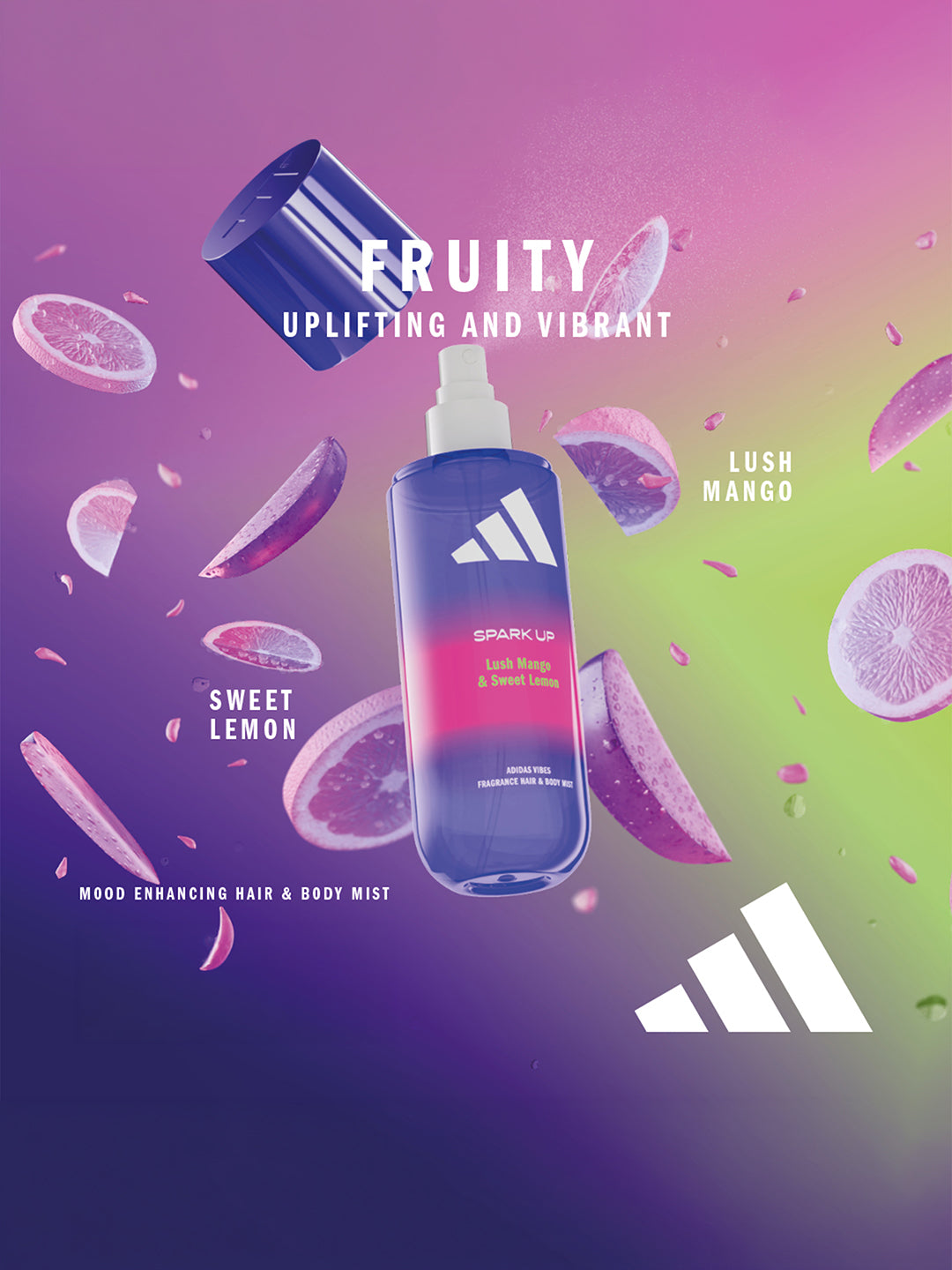 Adidas Vibes Spark up Fragrance Hair & Body Mist 236ml