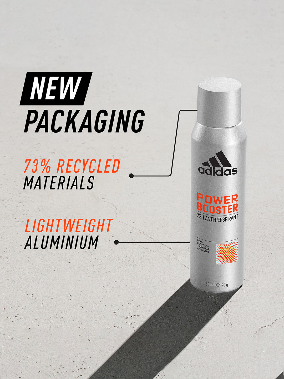 Adidas Power Booster 72H Anti-Perspirant (150ml)