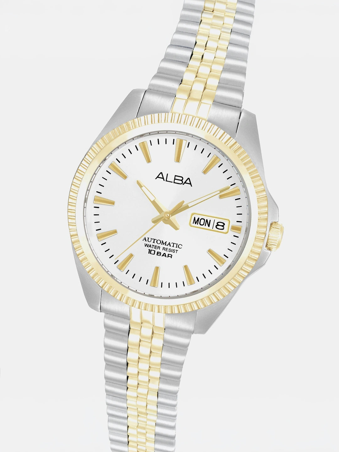 Men Round Silver Dial Analog Watch - AL4784X1