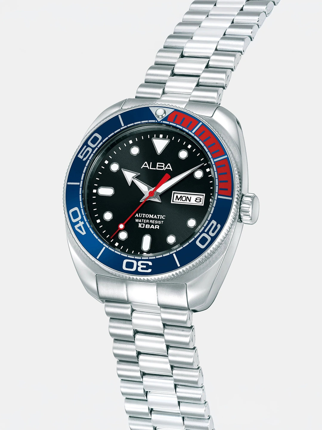 Mechanical Round Black Dial Analog Watch - AL4819X1