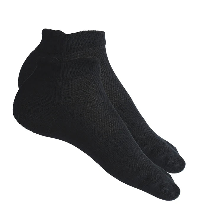 Bamboology Black Ultra Soft Ankle Length Socks (Pack of 2)
