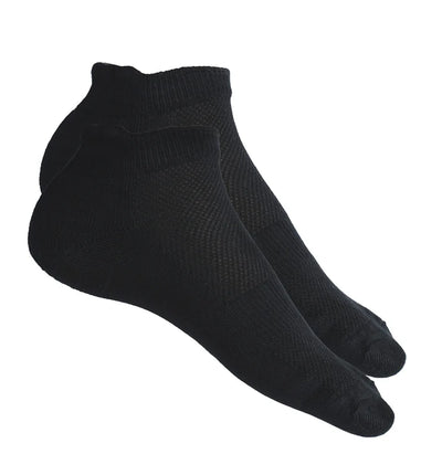 Bamboology Black Ultra Soft Ankle Length Socks (Pack of 2)