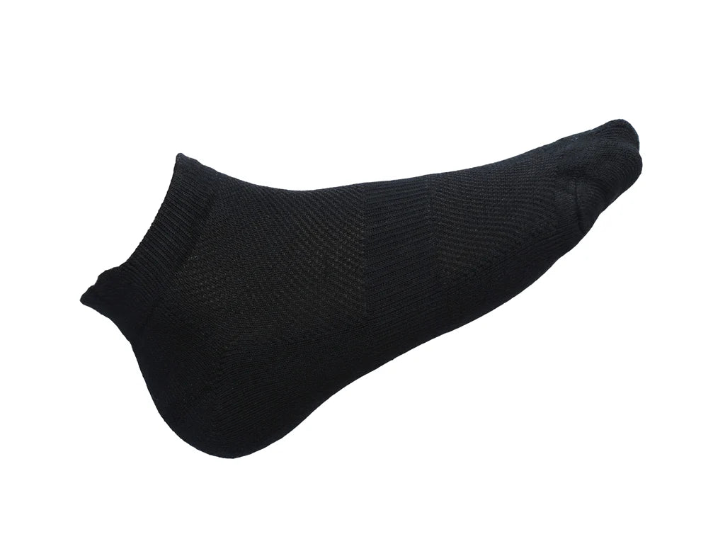 Bamboology Black Ultra Soft Ankle Length Socks (Pack of 2)