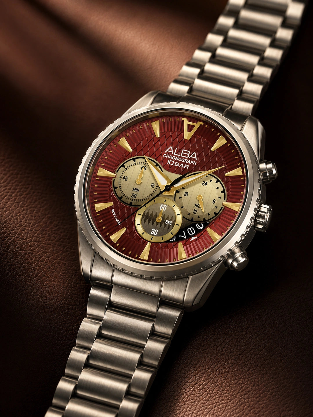 Alba Round Analog Watch - AT3J11X1