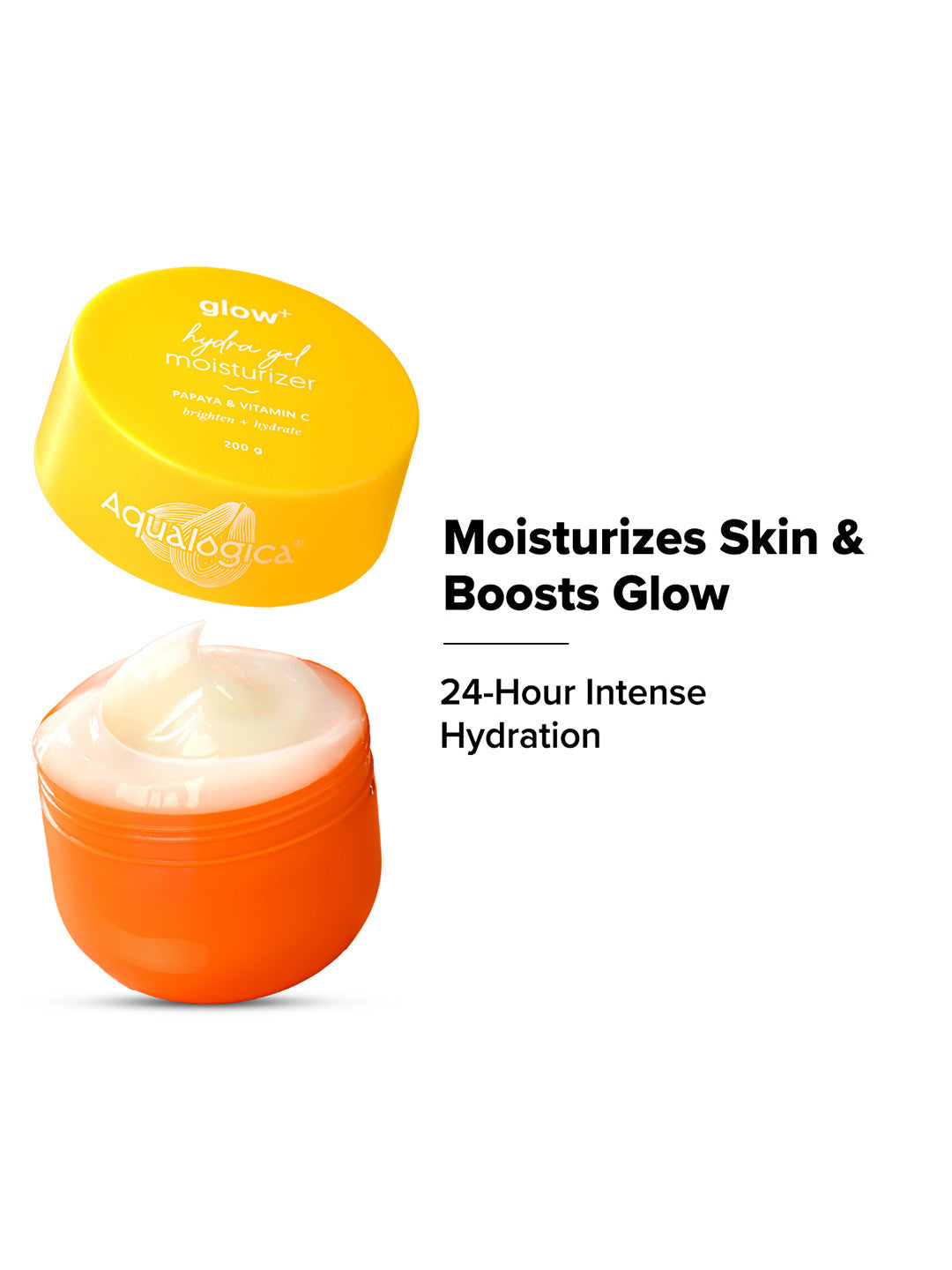 Aqualogica Glow+ Hydra Melt Gel Moisturizer (200 g)