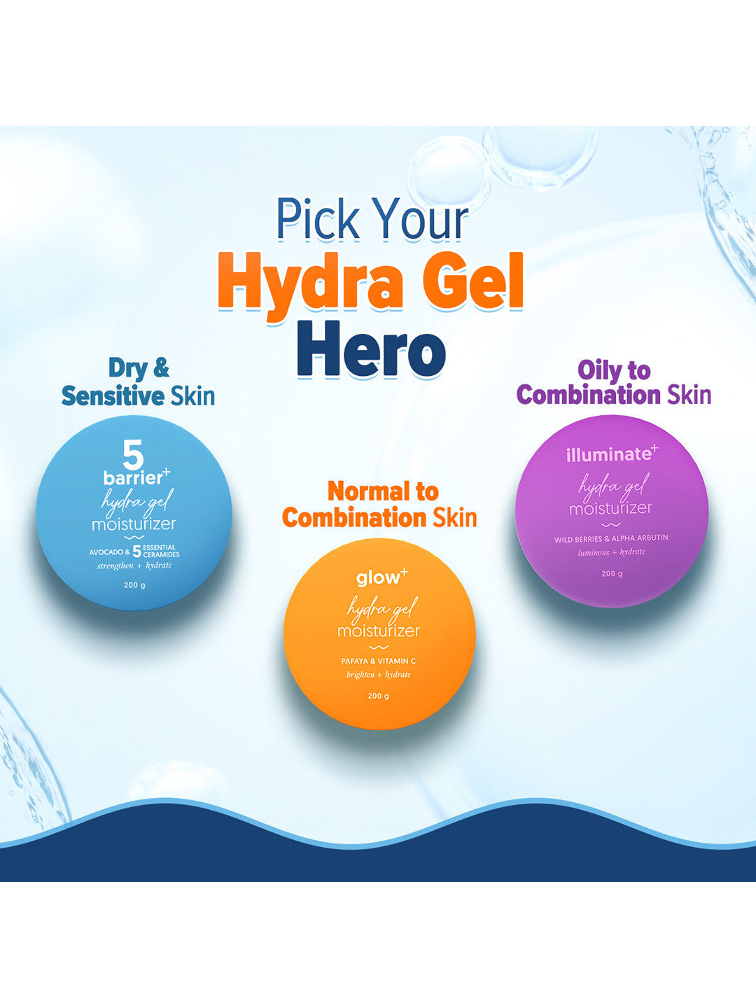 Aqualogica Glow+ Hydra Melt Gel Moisturizer (200 g)