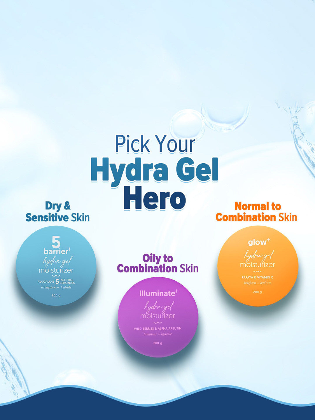 Aqualogica Barrier+ Hydra Melt Gel Moisturizer (200 g)