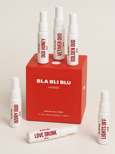 BLA BLI BLU Oud Perfume Trial Pack (6 x 7ml )