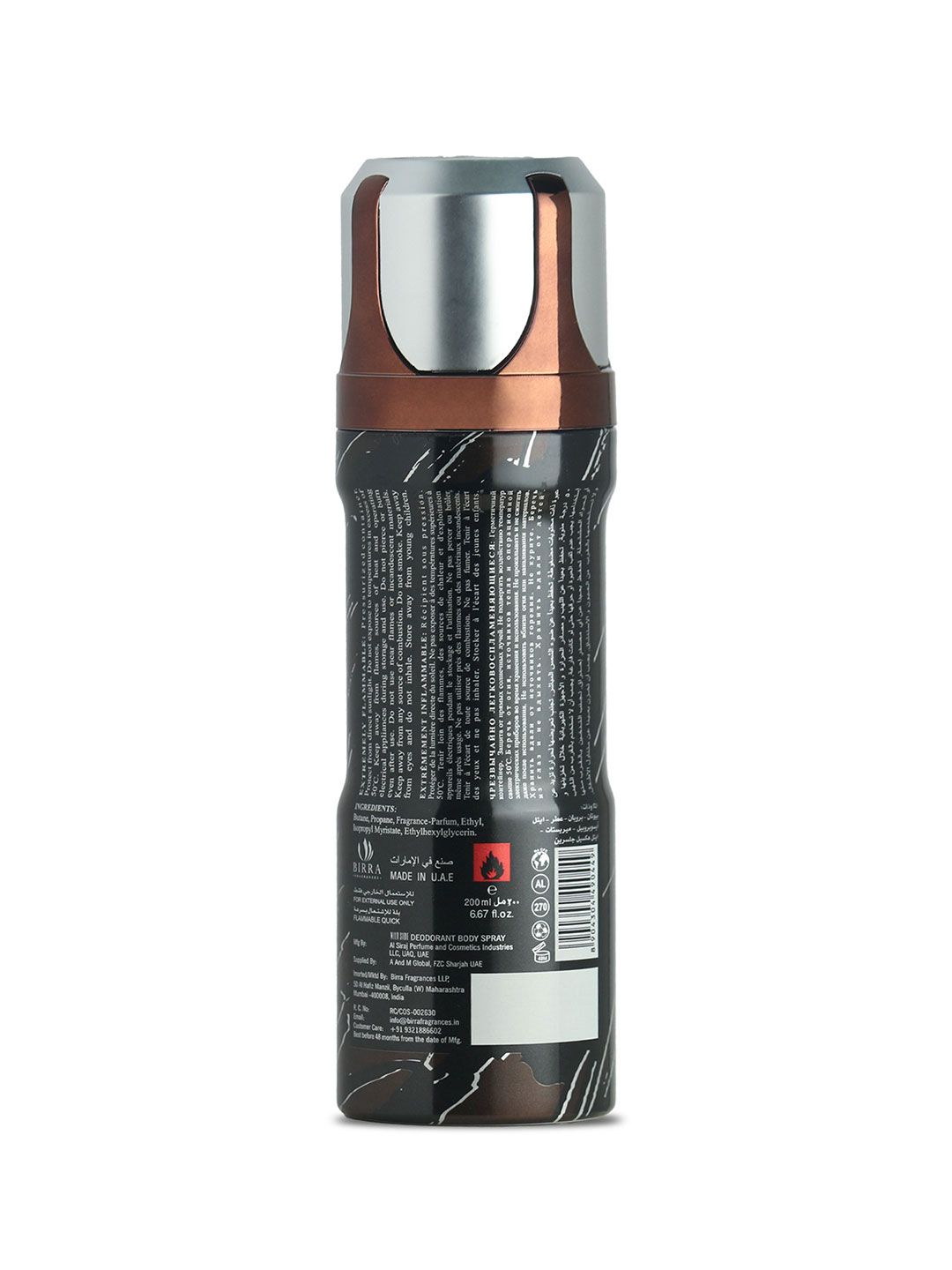 Birra Milano Max & Wild Side Deodorant Body Spray Combo (2 X 200ml)