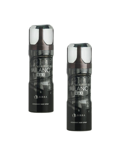Birra Milano Max Deodorant Body Spray Combo (2 X 200ml)