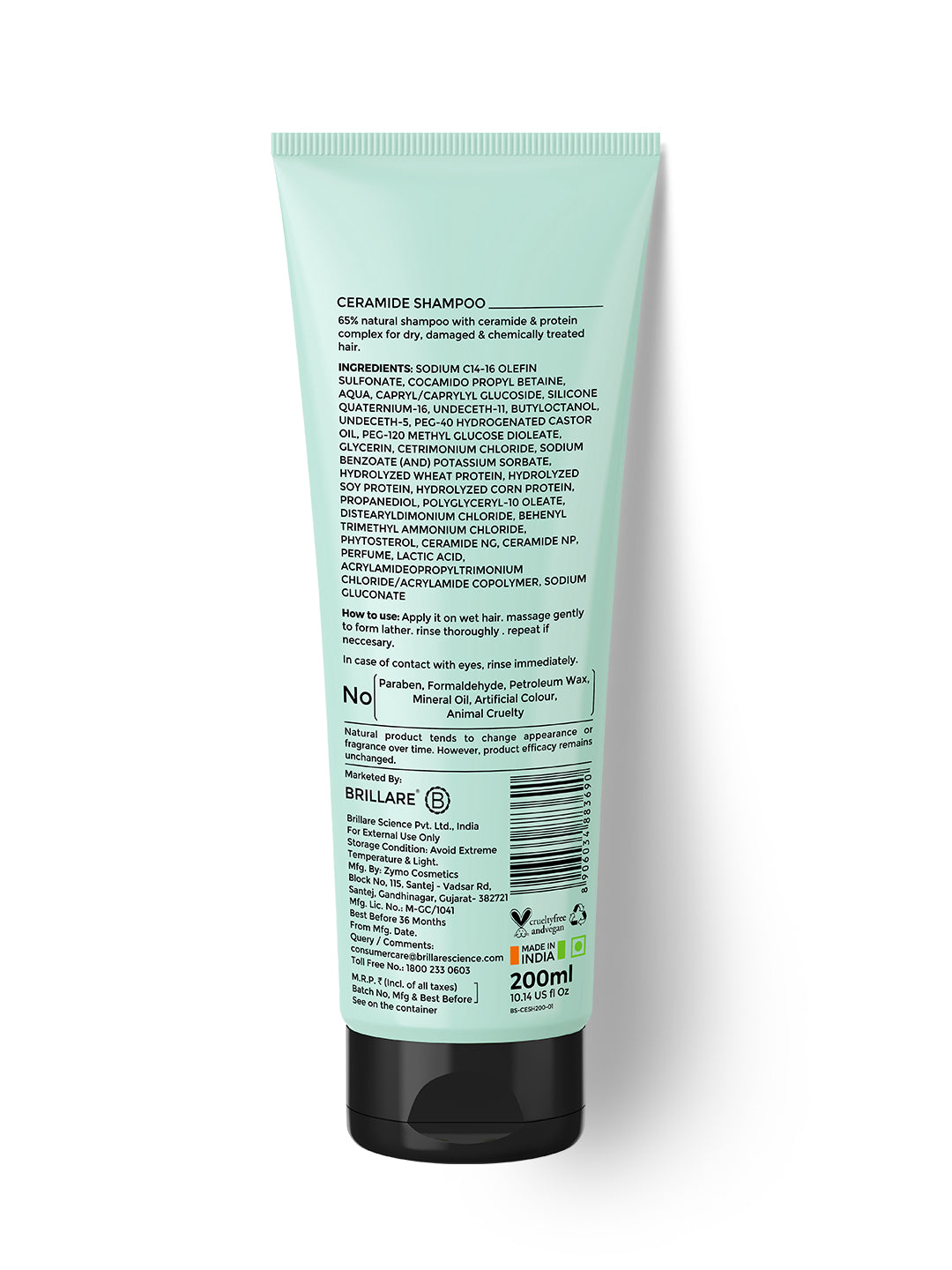 Brillare Ceramide Shampoo (300ml)