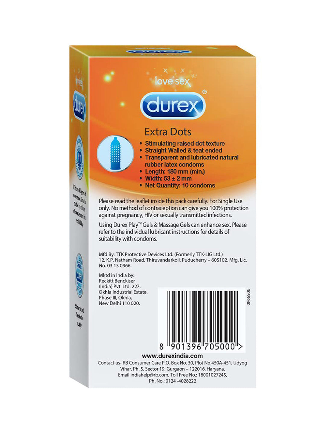 Durex Extra var test