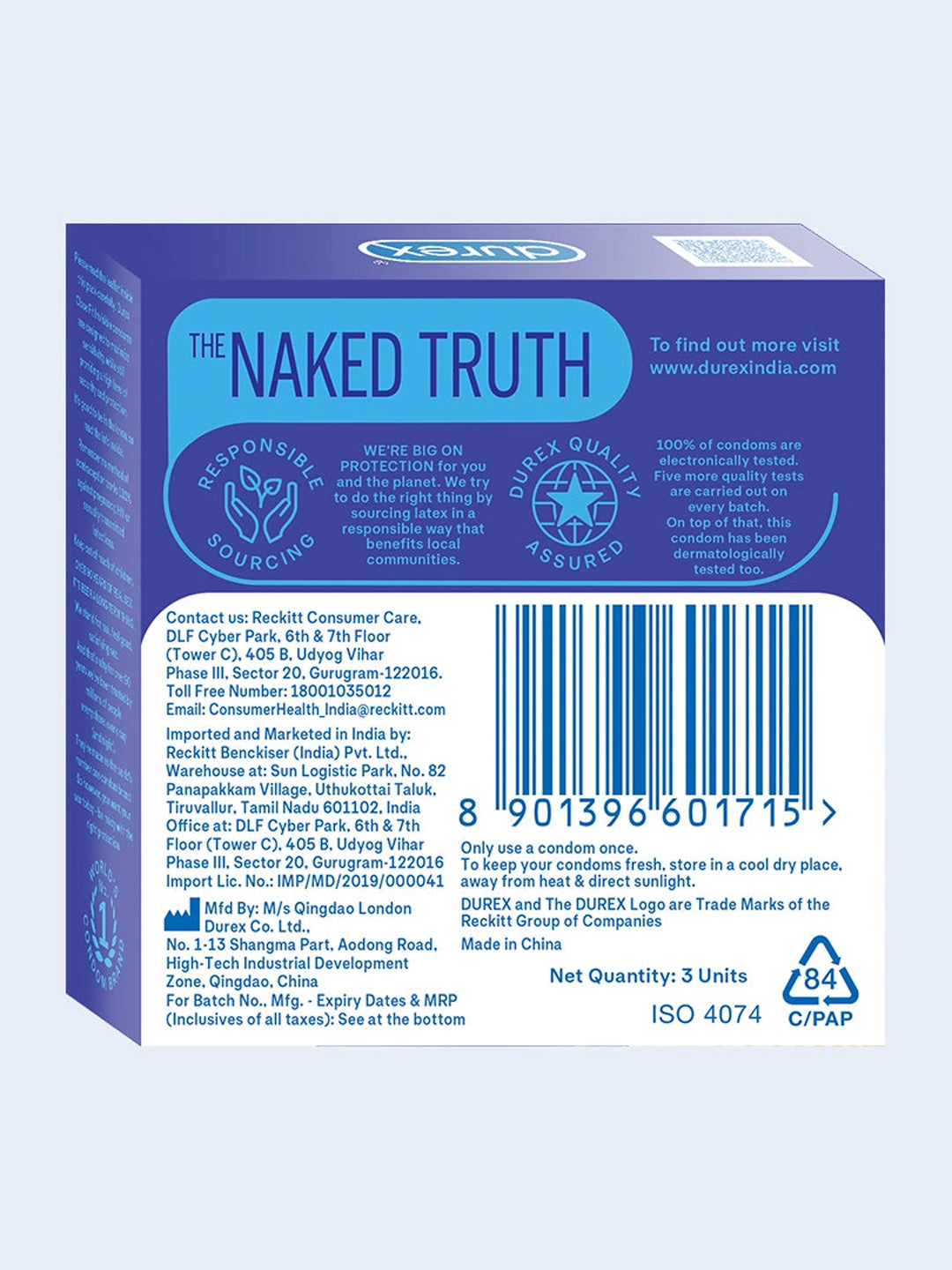 Durex Close Fit Invisible Condoms