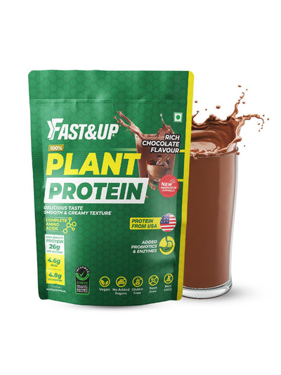 Fast&Up Plant Protein Powder Rich Chocolate (500 g)