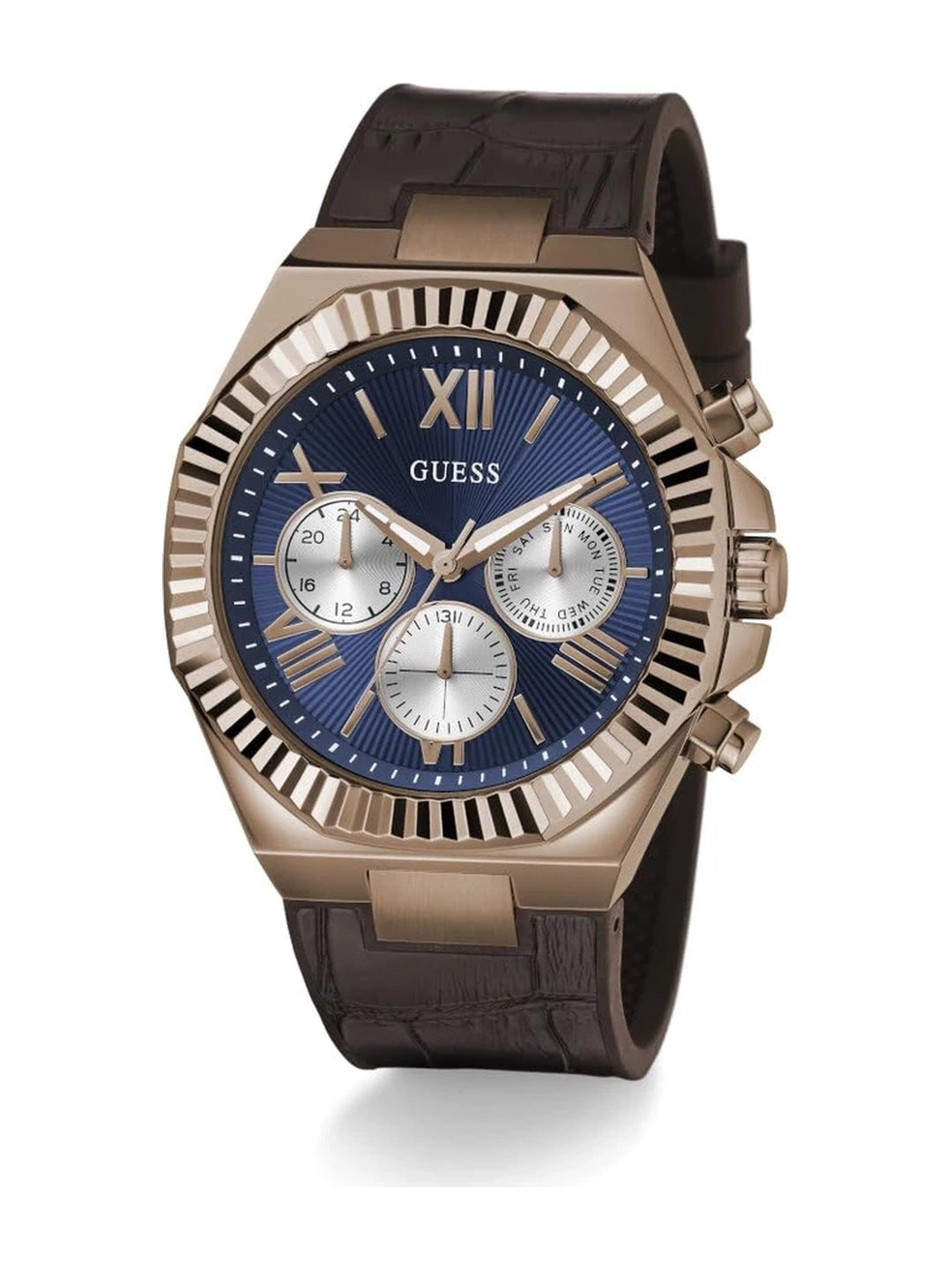 Guess Round Analog Watch - GW0791G4