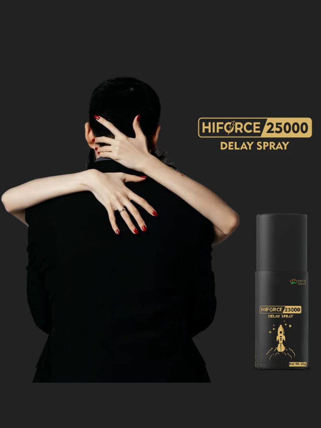 Healing Pharma Hiforce 25000-Lidocaine Topical Delay Spray (20 g)