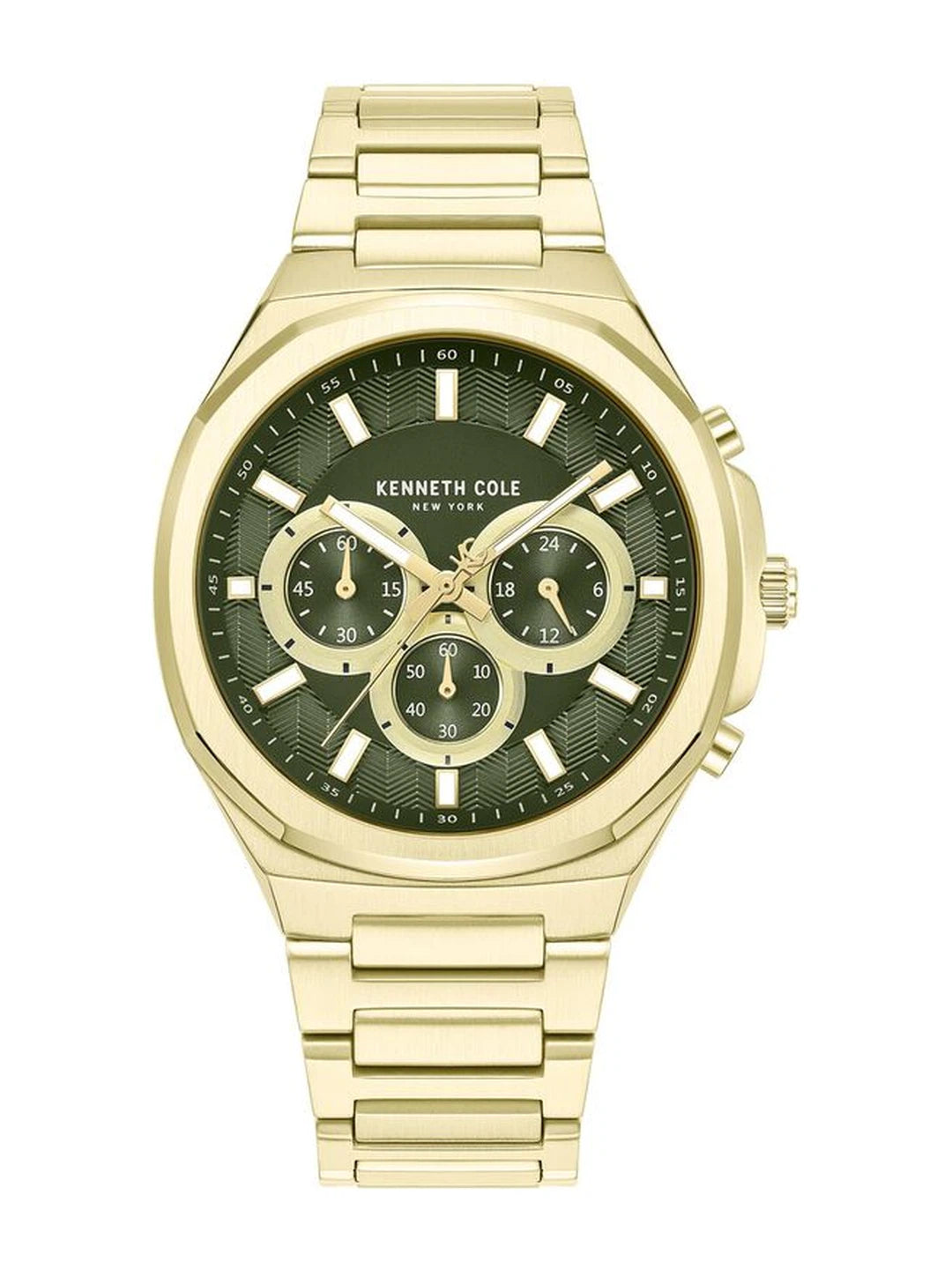Kenneth Cole Round Green Dial Analog Watch - KCWGI2104905MNW