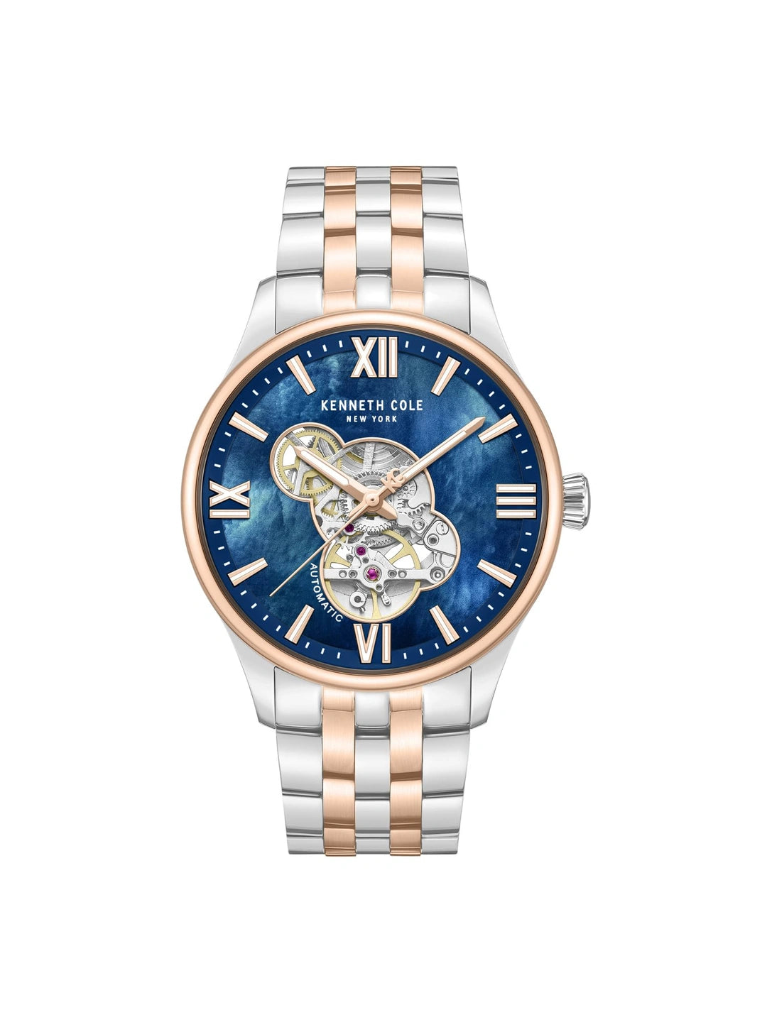 Kenneth Cole Round Blue Dial Analog Watch - KCWGY0089103MNW