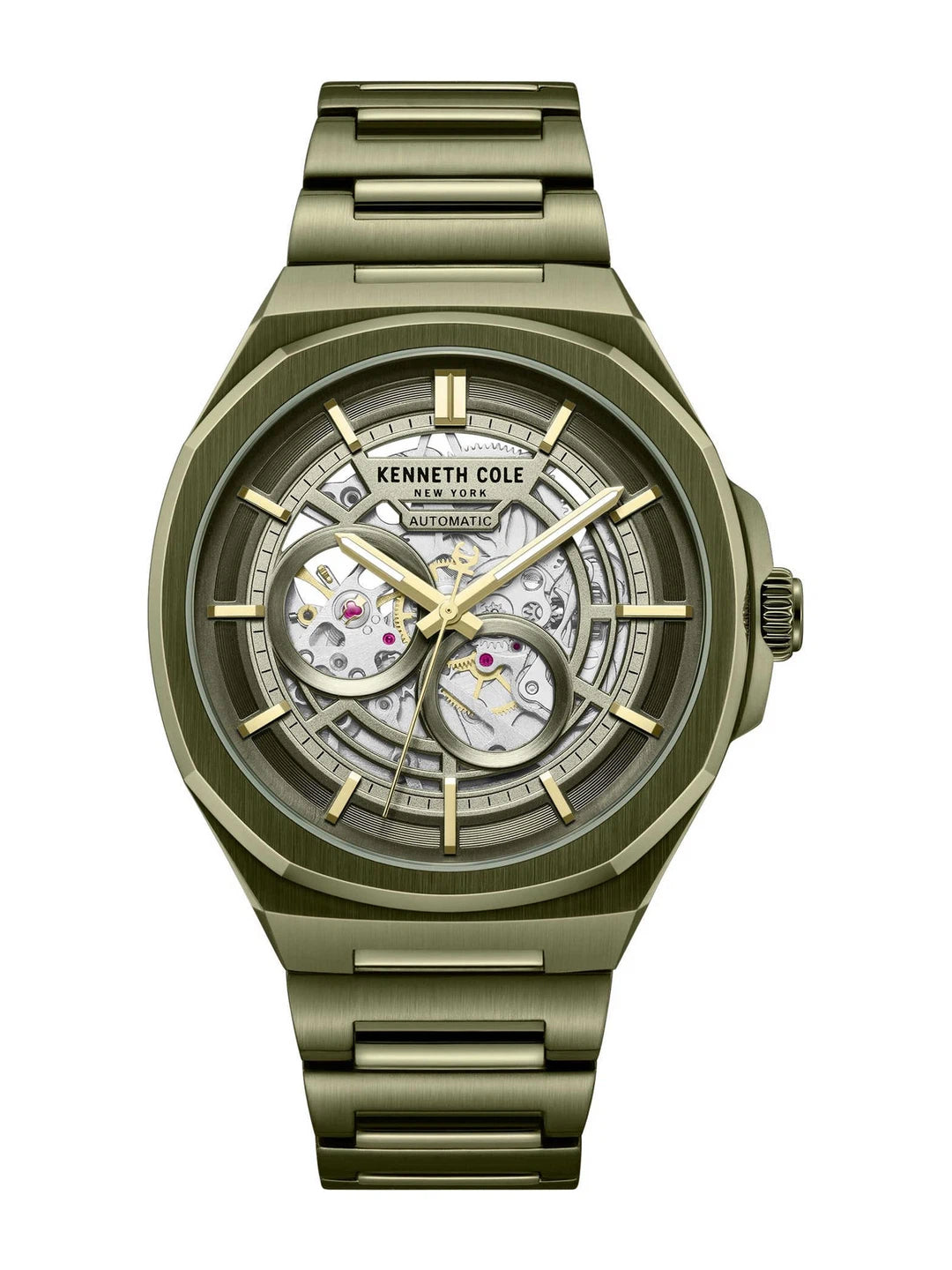 Kenneth Cole Capsule Round Green Dial Analog Watch - KCWGY2122304MNW