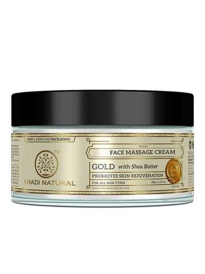 Khadi Natural Gold Face Massage Cream (50g)