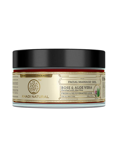 Khadi Natural Rose & Aloe Vera Face Massage Gel (100g)