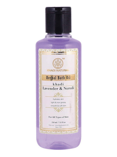 Khadi Natural Lavender & Neroli Bath Oil (210ml)