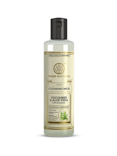 Khadi Natural Cucumber & Aloe Vera Cleansing Milk (210ml)
