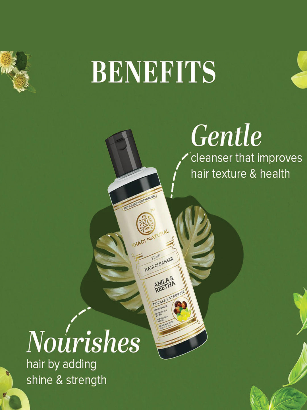 Khadi Natural Amla & Reetha Hair Cleanser (210ml)