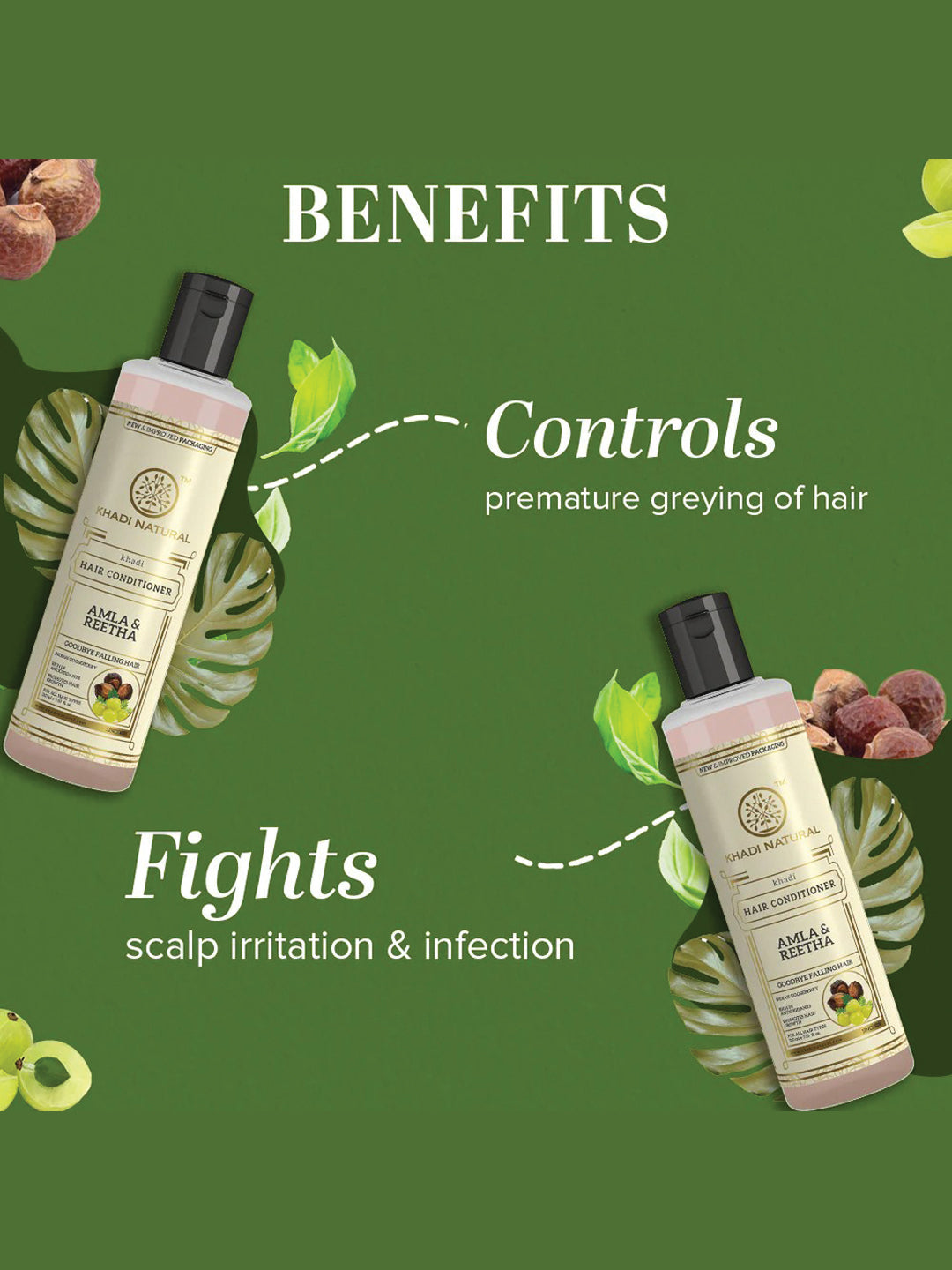 Khadi Natural Amla & Reetha Hair Conditioner (210ml)