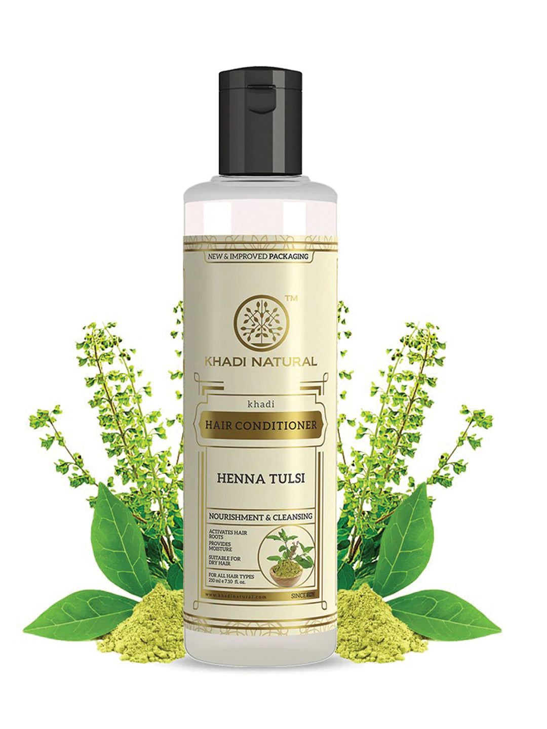 Khadi Natural Henna Tulsi Hair Conditioner (210ml)