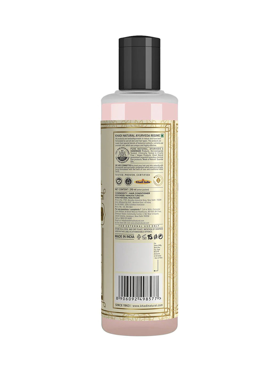 Khadi Natural Honey & Almond Hair Conditioner (210ml)
