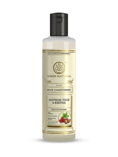Khadi Natural Saffron, Tulsi & Reetha Hair Conditioner (210ml)