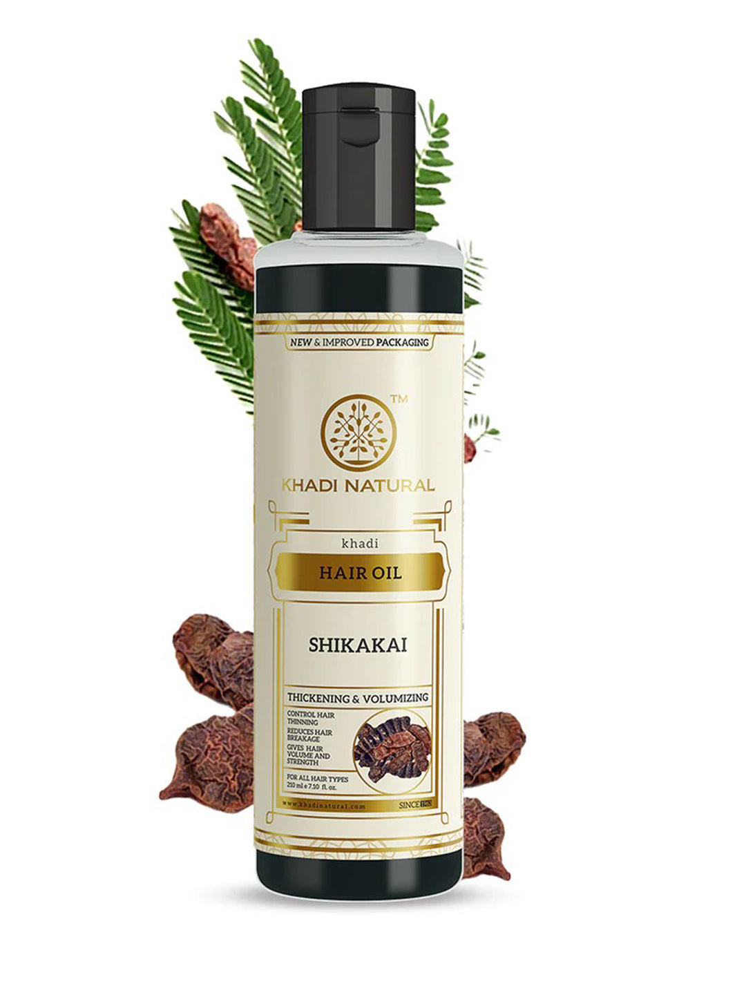 Khadi Natural Shikakai Hair Oil (210ml)