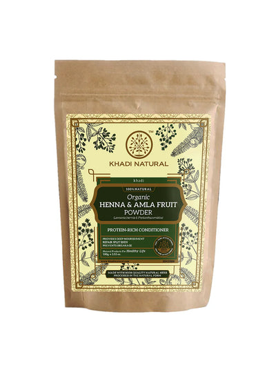 Khadi Natural Organic Henna & Amla Fruit Powder (100g)