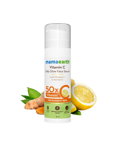 Mamaearth Vitamin C Daily Glow Face Serum (30ml)