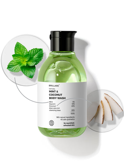 Brillare Mint & Coconut Body Wash (200ml)