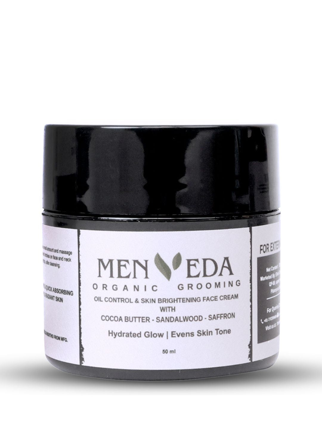 Menveda Oil Control & Brightening Face Cream for Men (50 ml)