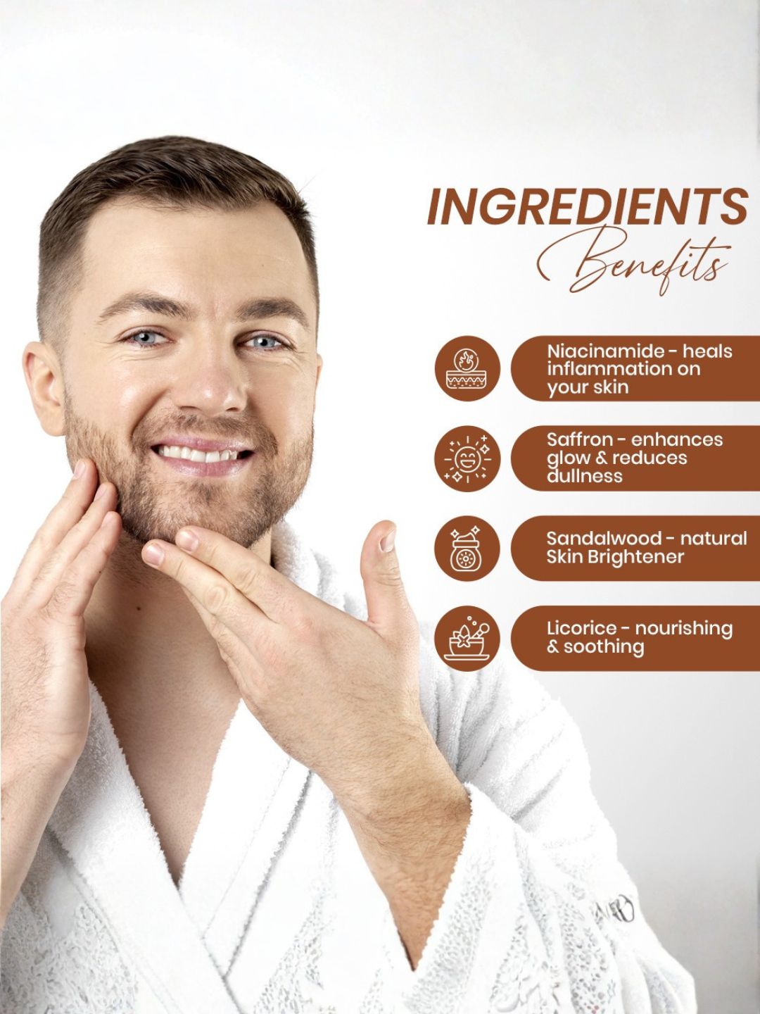 Menveda Oil Control & Brightening Face Cream for Men (50 ml)