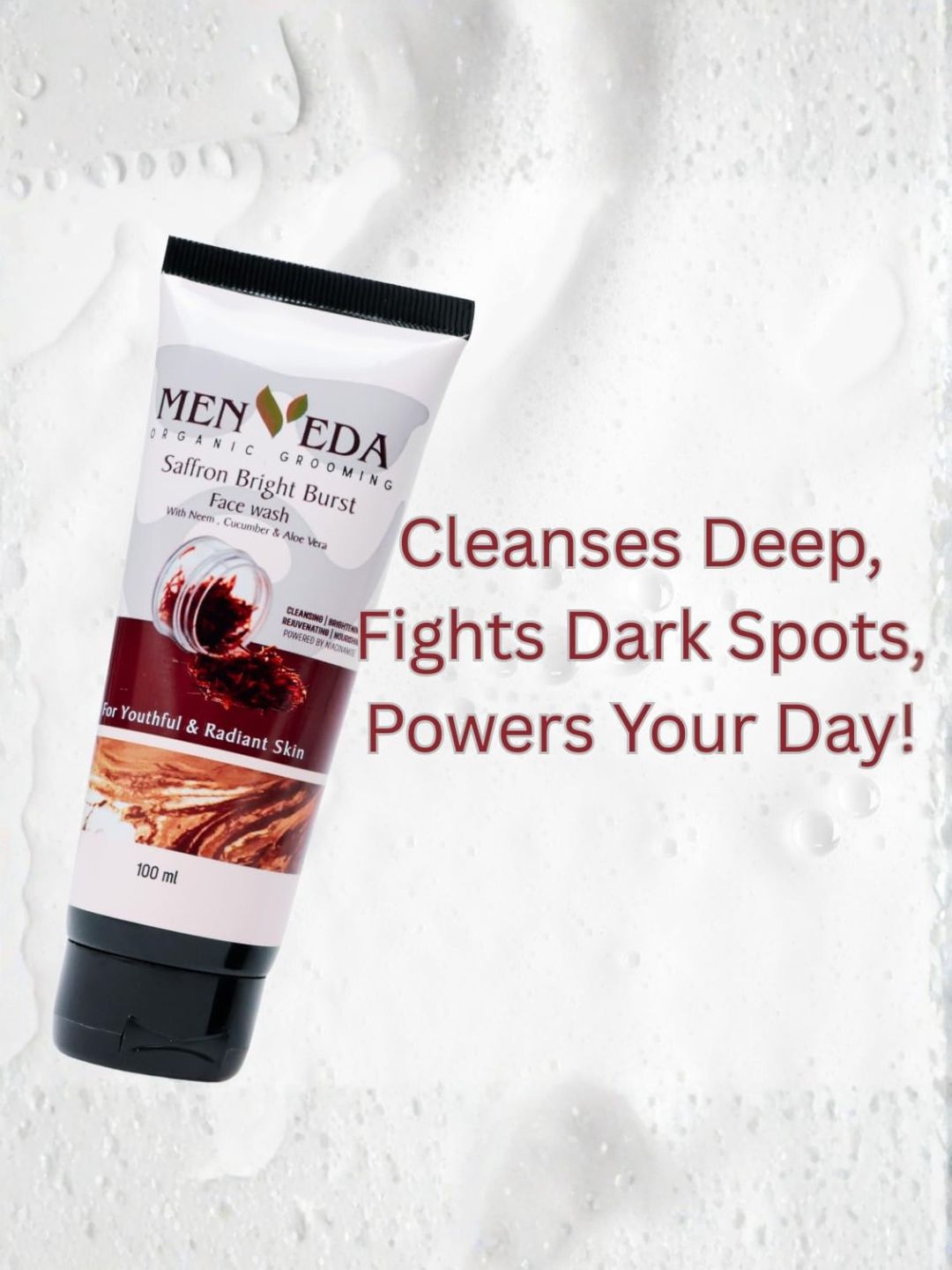 Menveda Face Wash & Detan Scrub Combo for Men (2 Pieces)